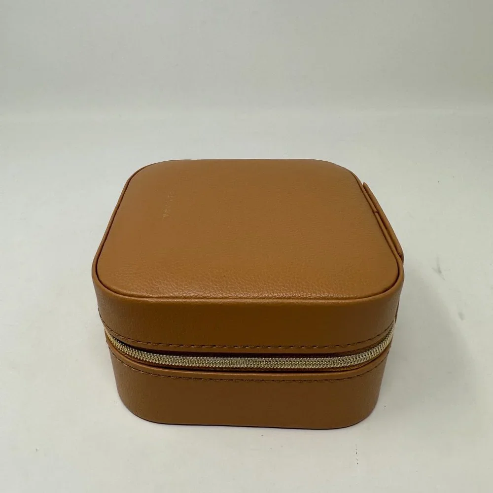SAMARA Vegan Leather Travel Jewelry Box